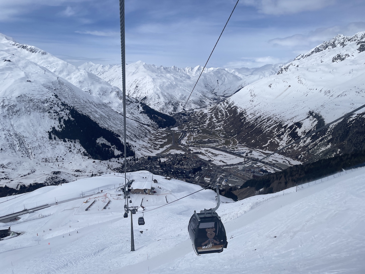 Andermatt resort, Switzerland Image showing Andermatt resort, Switzerland