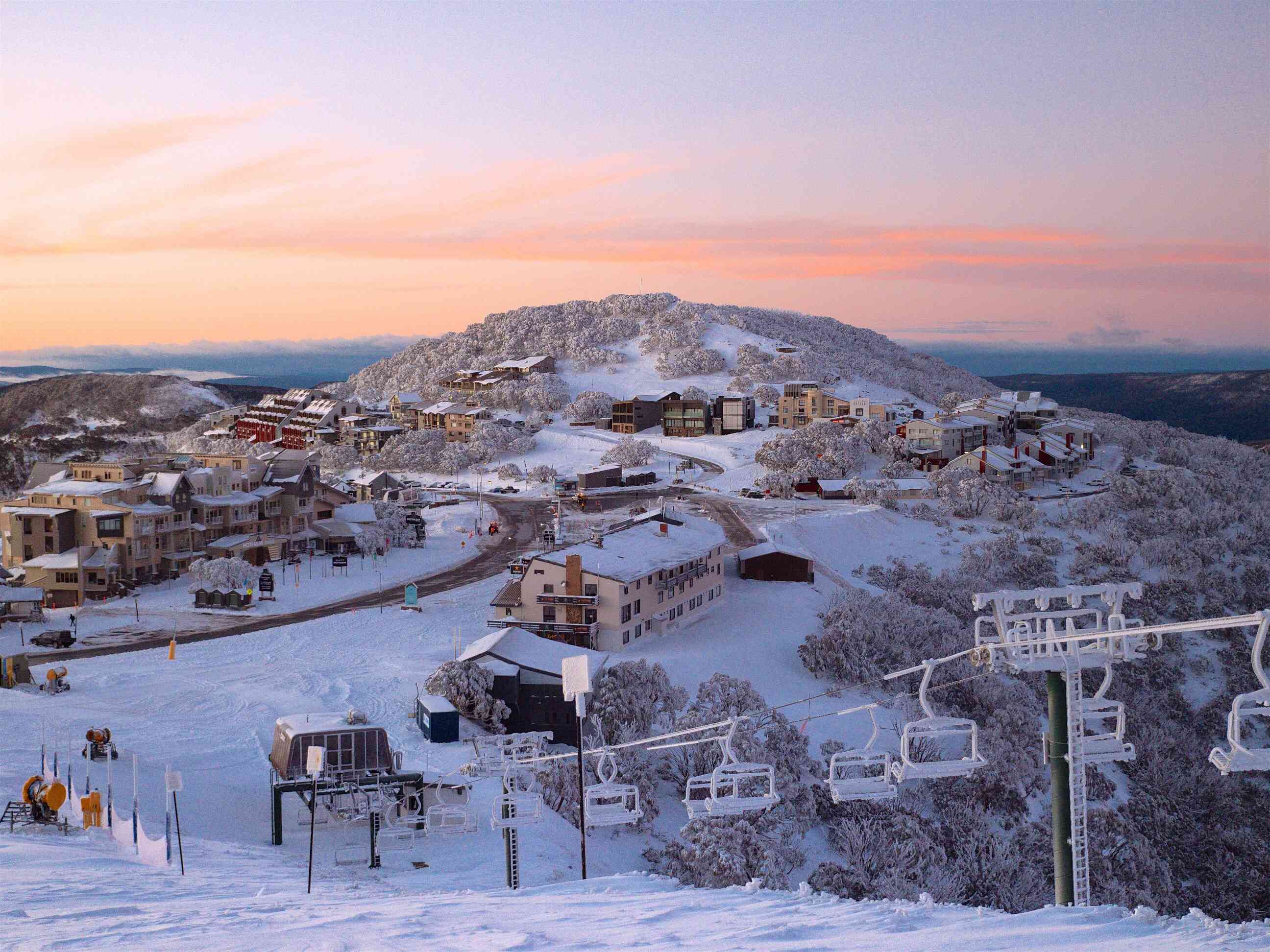Image showing Mt Hotham Ski resort, Australia