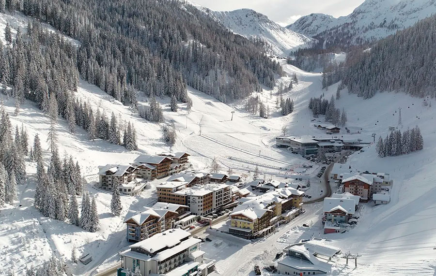 Image showing Zauchensee ski resort, Austria