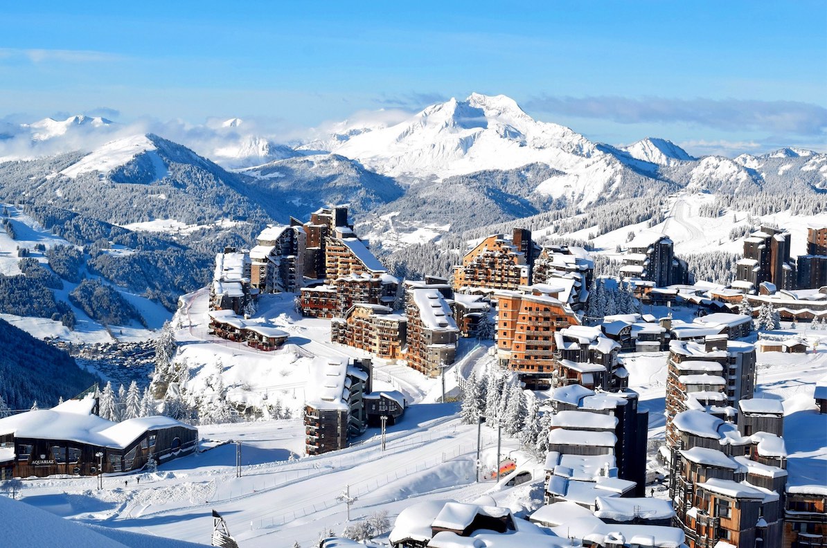 Avoriaz resort, France Image showing Avoriaz resort, France