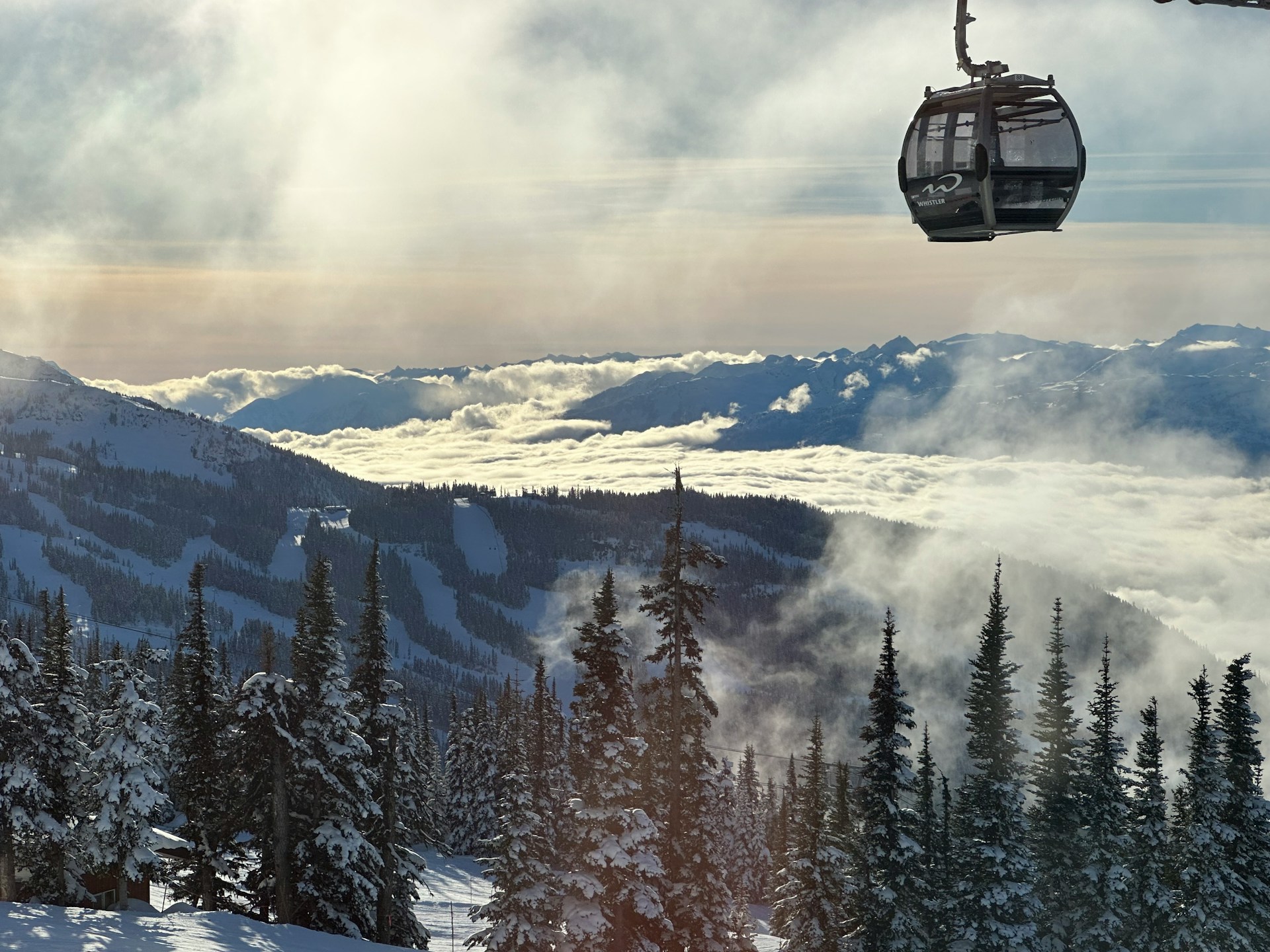Whistler Blackcomb resort, Canada Image showing Whistler Blackcomb resort, Canada