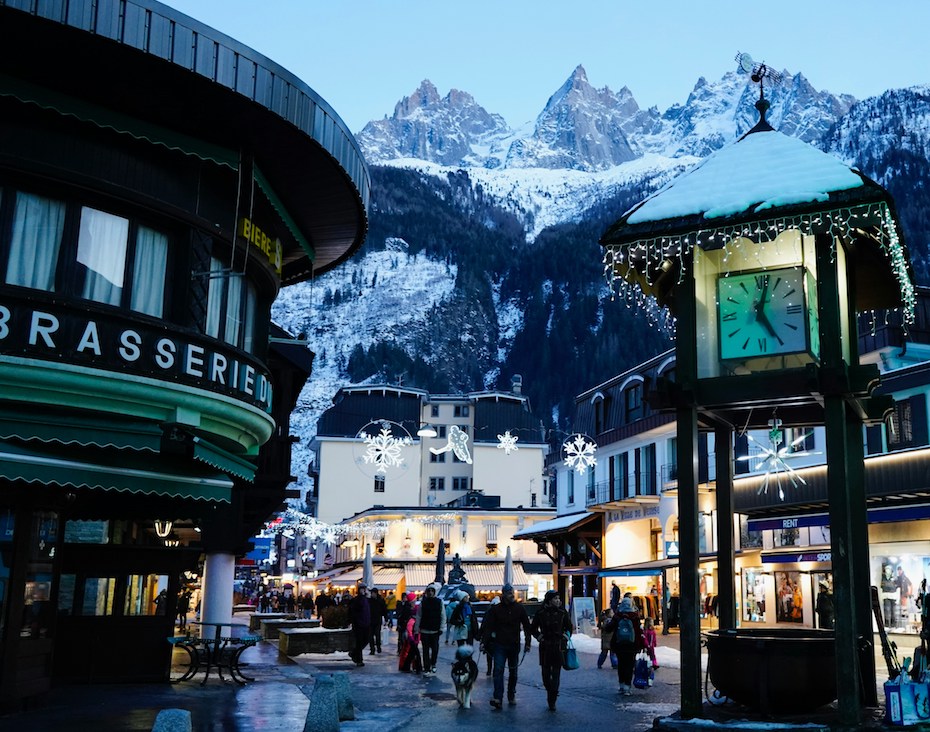 Chamonix resort, France Image showing Chamonix resort, France