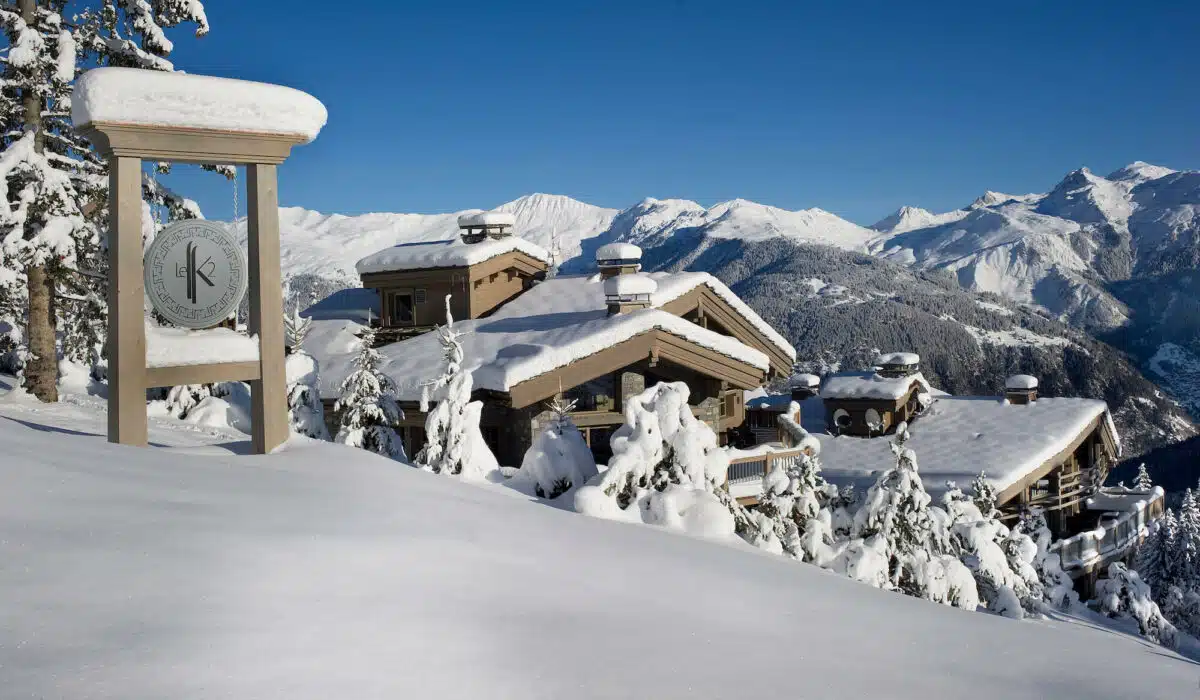 Courchevel resort, France Image showing Courchevel resort, France