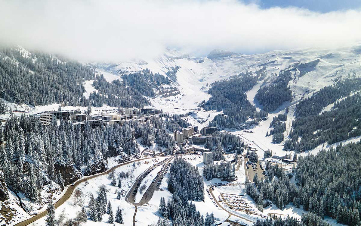 Image showing Flaine resort, France