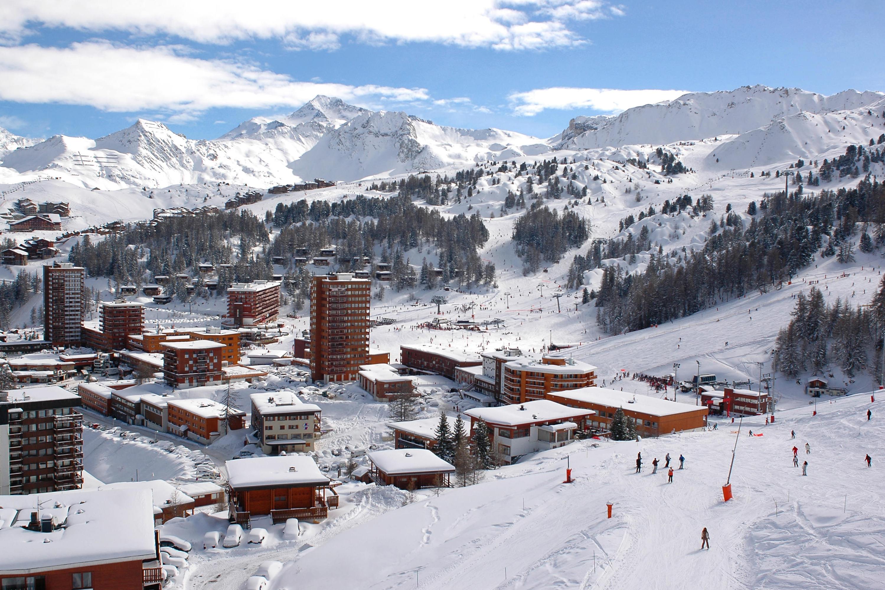 La Plagne resort, France Image showing La Plagne resort, France