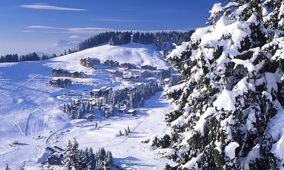 Manigod resort, France Image showing Manigod resort, France