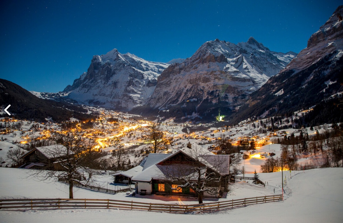 Grindelwald resort, Switzerland Image showing Grindelwald resort, Switzerland