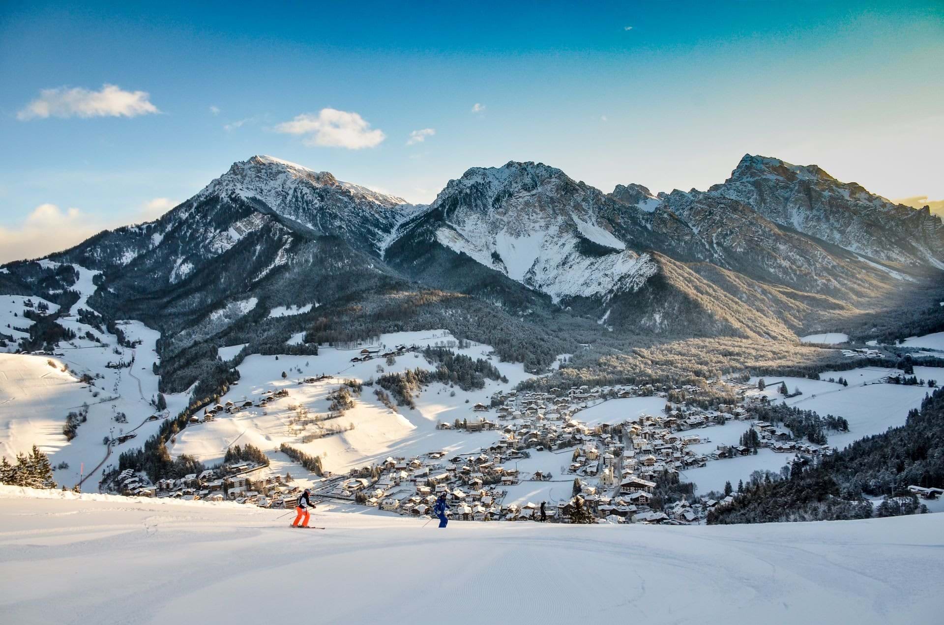 Kronplatz resort, Italy Image showing Kronplatz resort, Italy