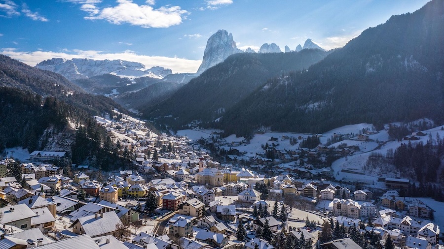 Image showing Val Gardena resort, Italy