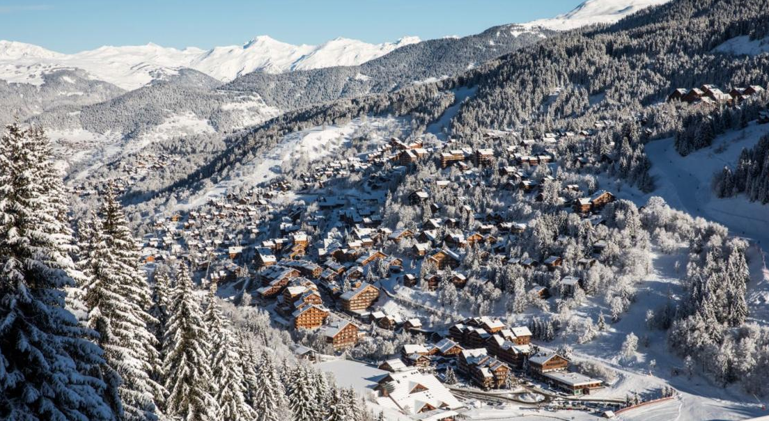 Meribel resort, France Image showing Meribel resort, France