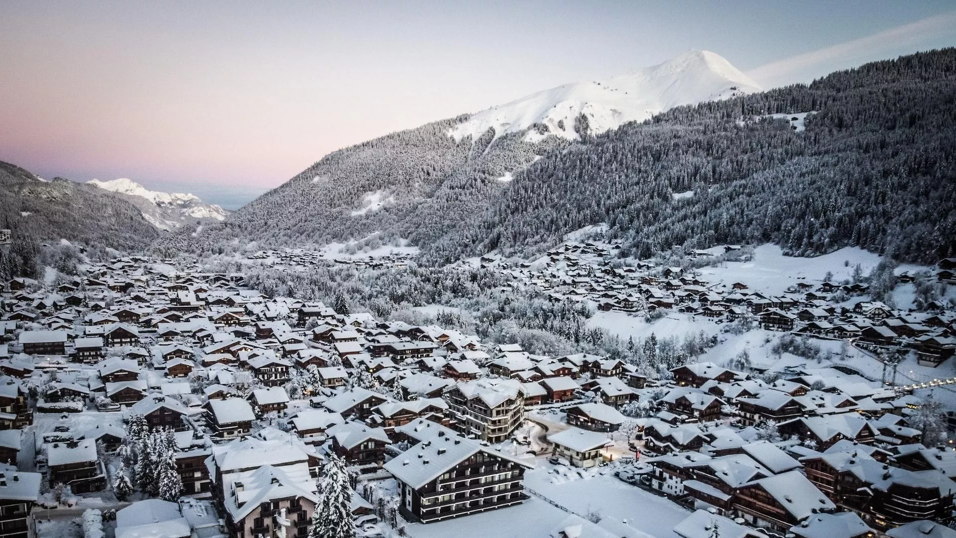 Morzine resort, France Image showing Morzine resort, France