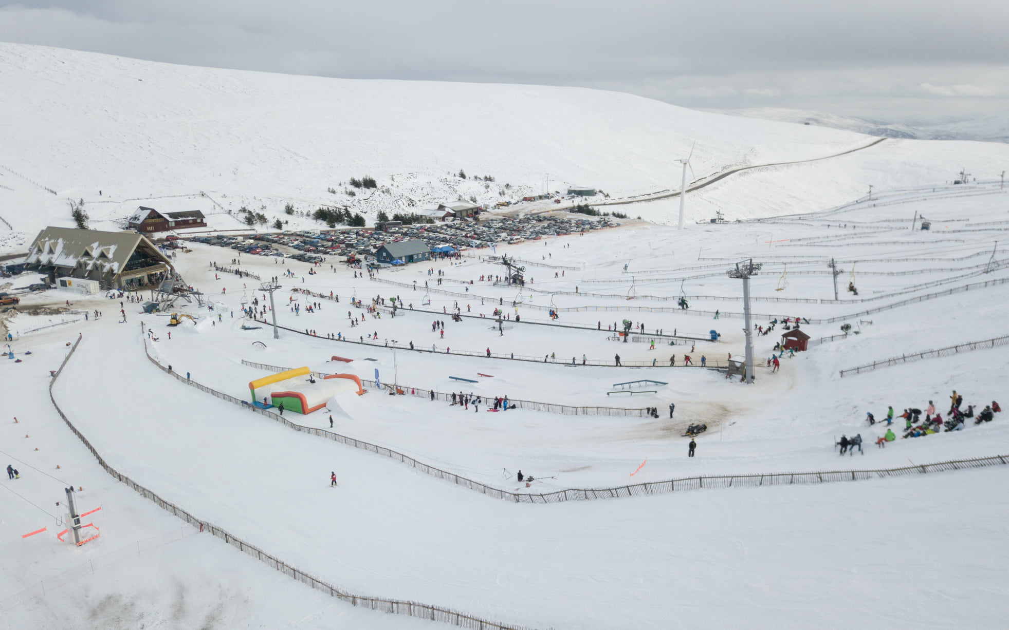 The Lecht Ski Centre, Scotland Image showing The Lecht Ski Centre, Scotland