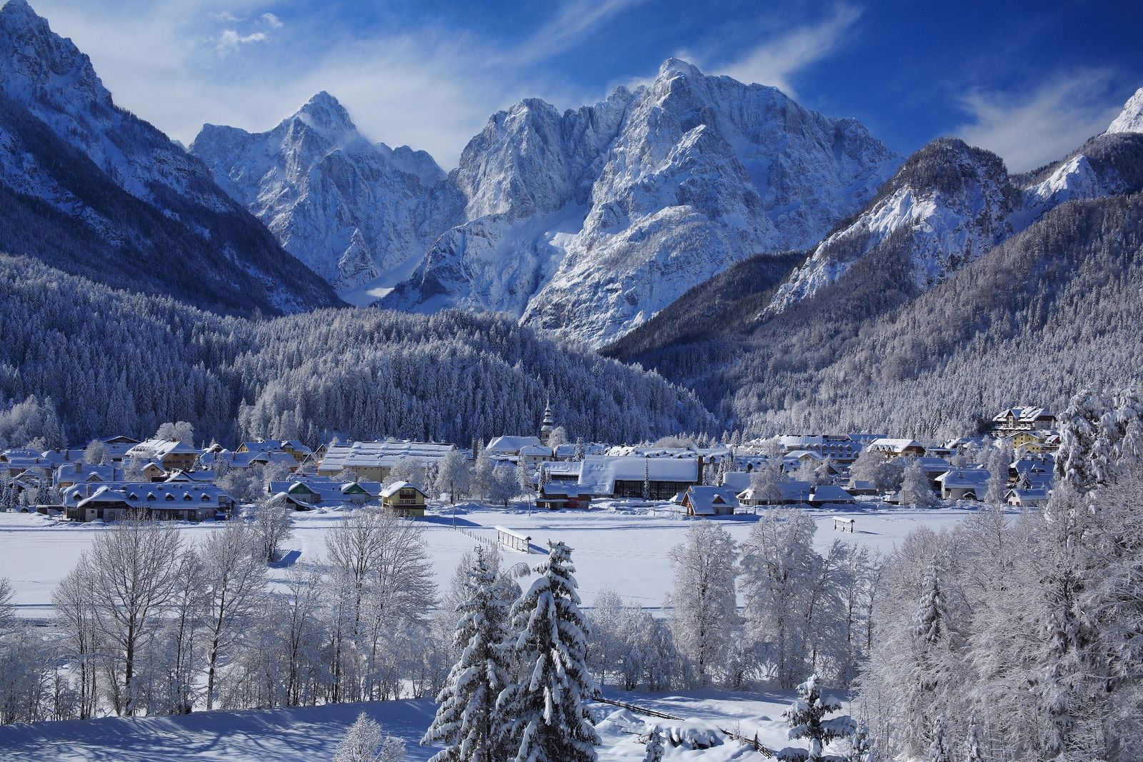Image showing Kranjska Gora ski resort, Slovenia